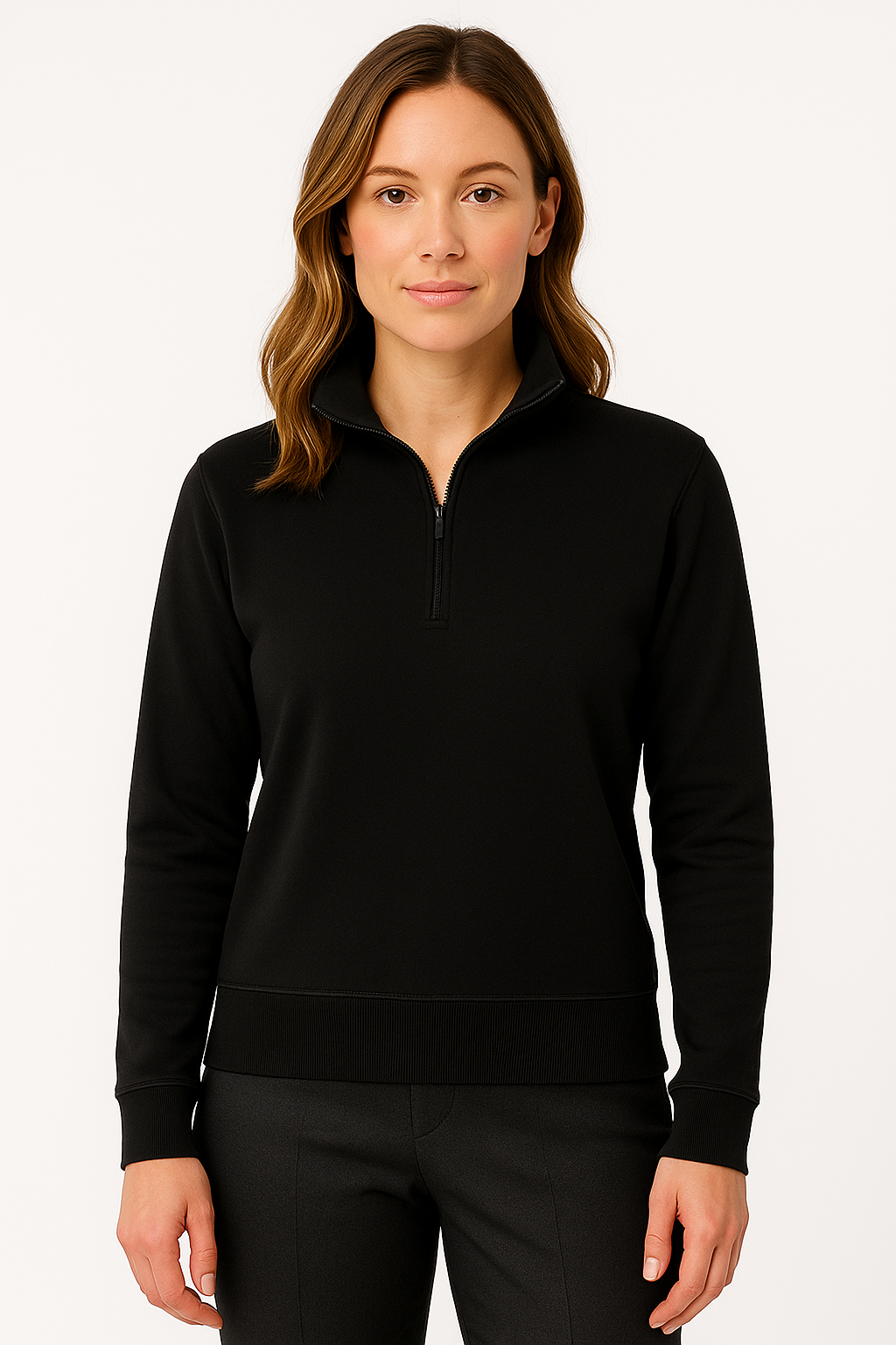 Unisex Quarter-Zip Pullover Sweatshirt (Wholesale) Polonè Supply