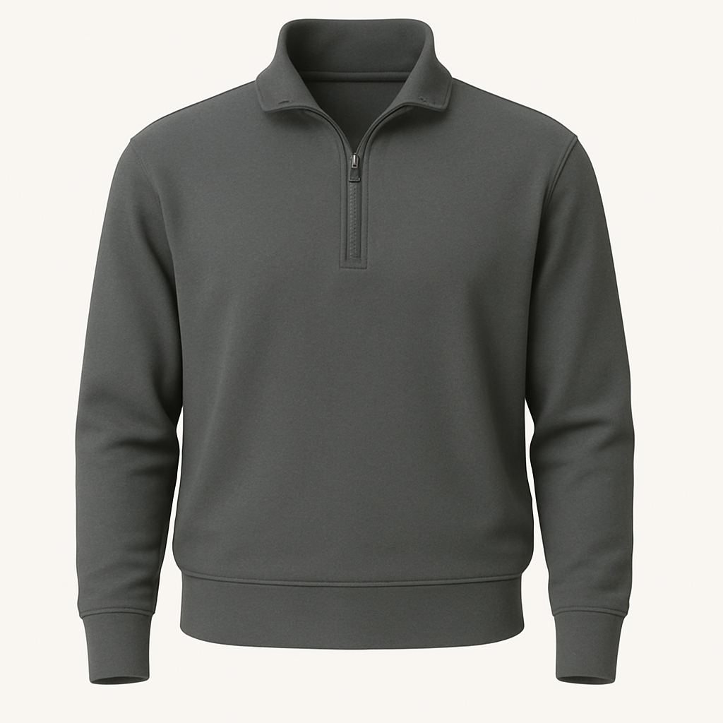 Unisex Quarter-Zip Pullover Sweatshirt (Wholesale) Polonè Supply