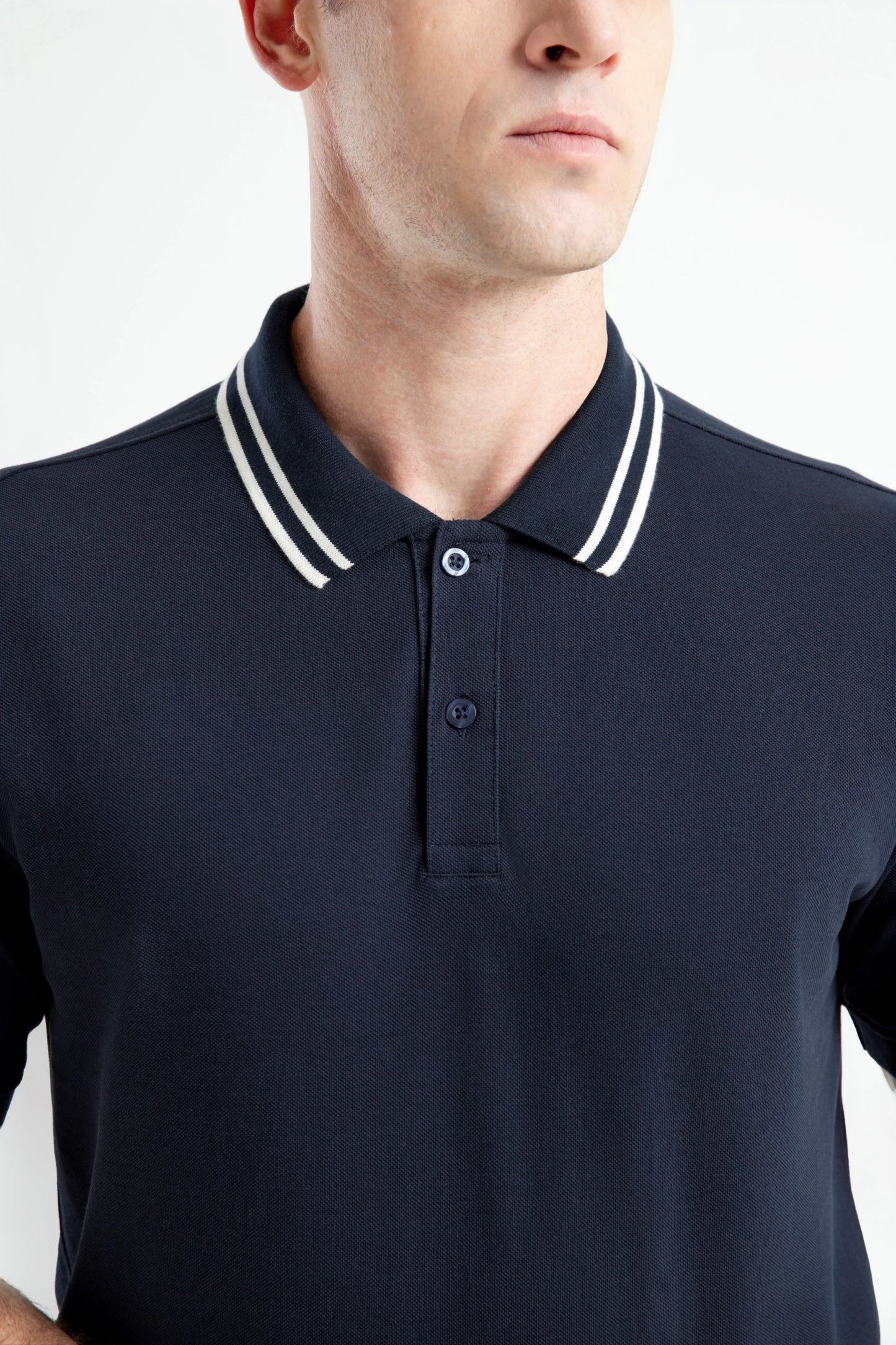 100% Cotton Polonè Striped Pique Polo Shirt Polonè Apparel Supply
