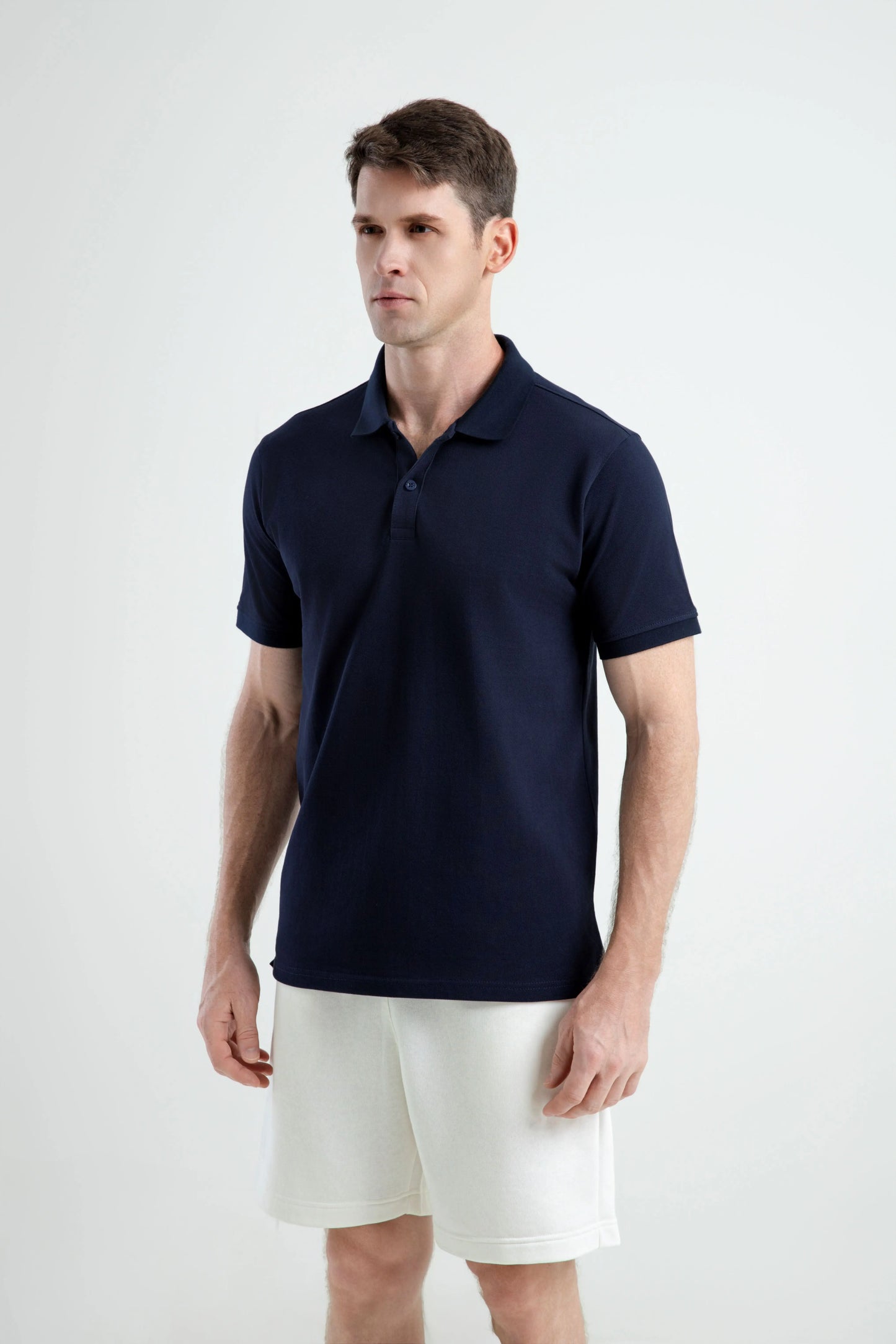 100% Cotton Polonè Plain Navy Pique Polo Shirt Polonè Supply
