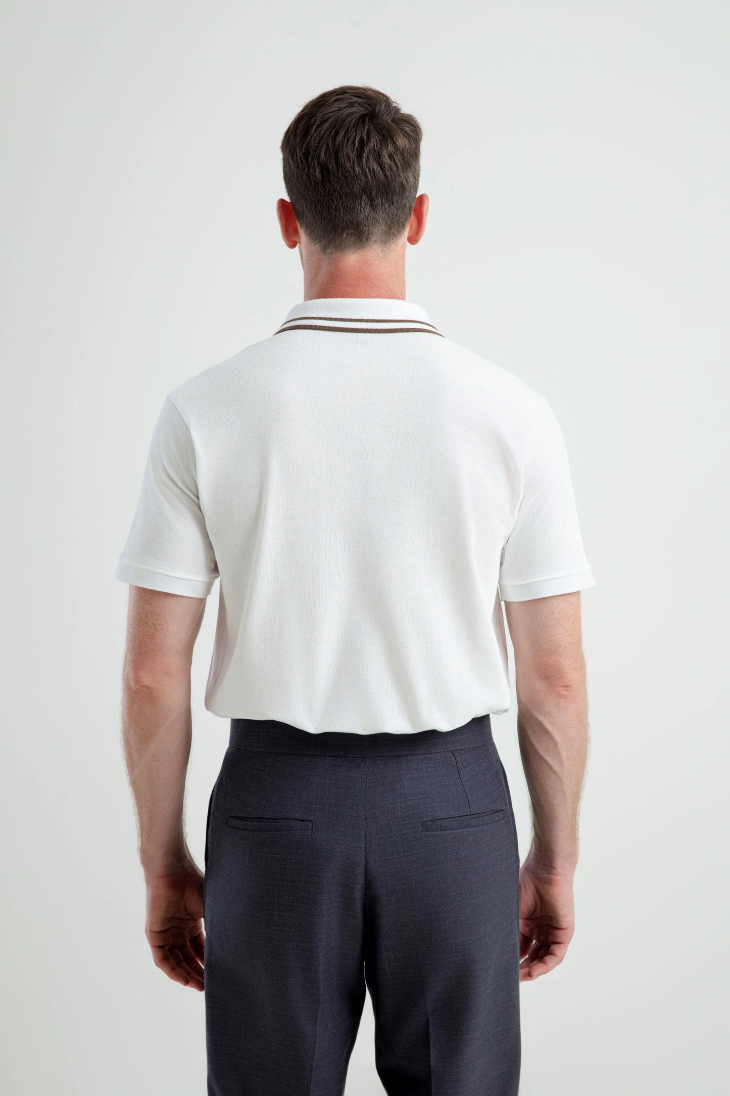 100% Cotton Polonè Striped Pique Polo Shirt Polonè Apparel Supply