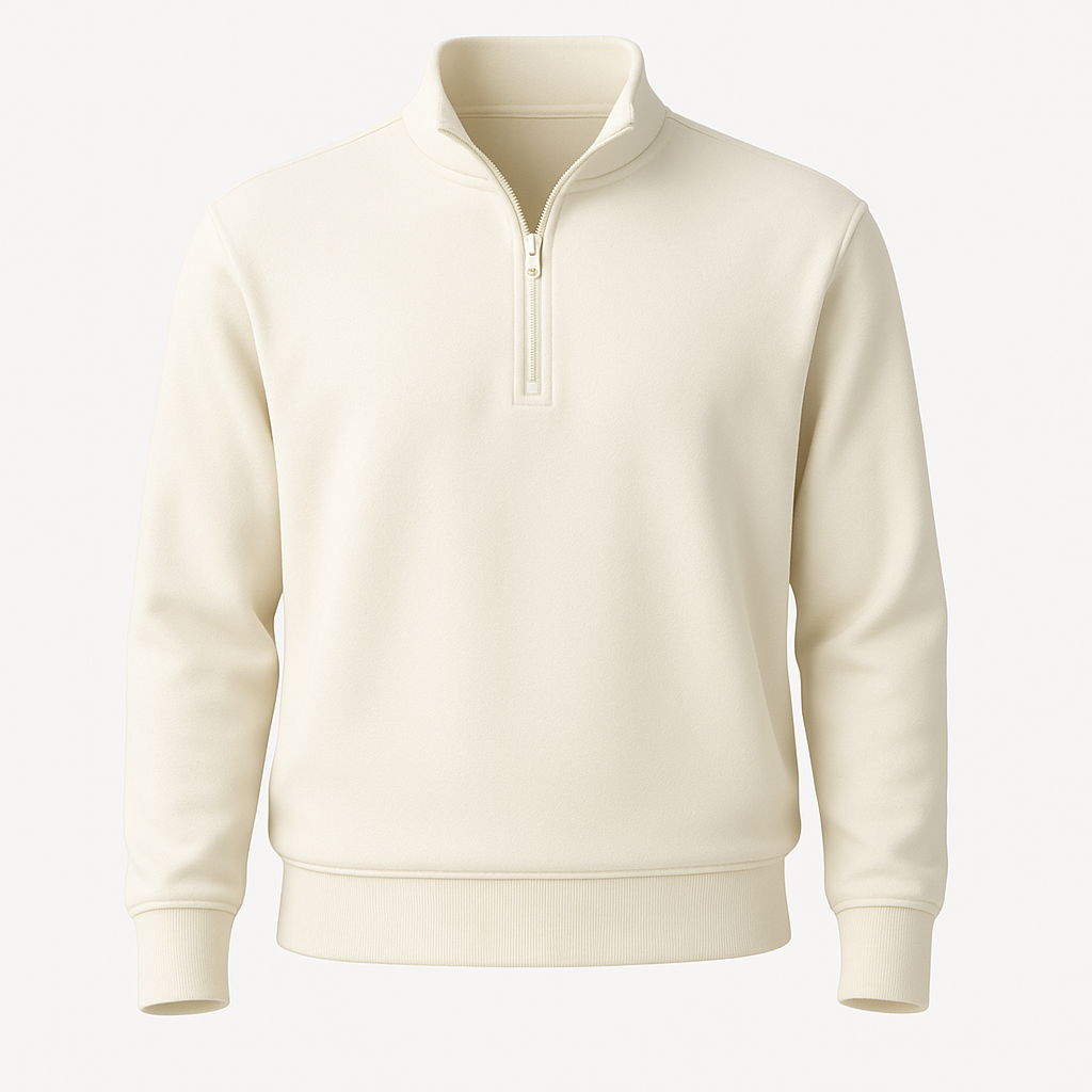 Unisex Quarter-Zip Pullover Sweatshirt (Wholesale) Polonè Supply