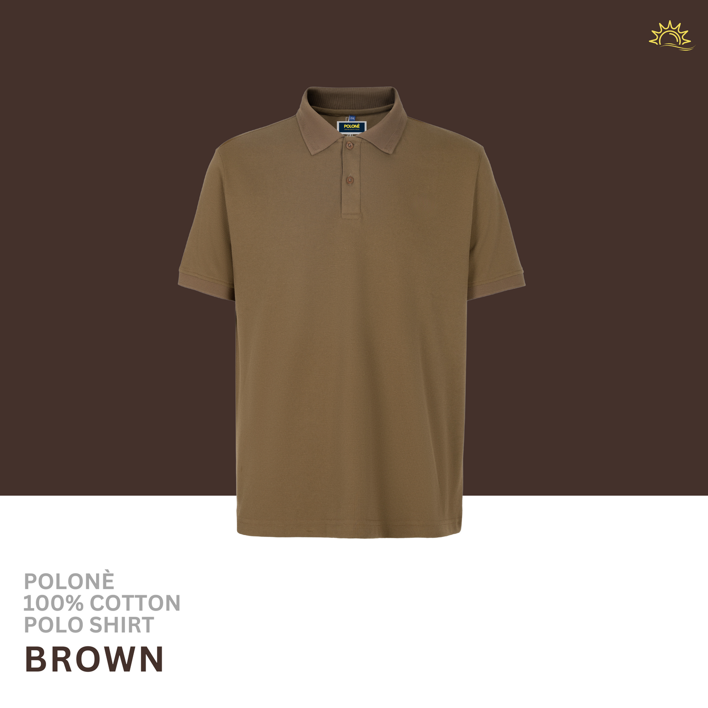 100% Cotton Plain Pique Polo Shirt