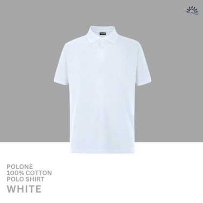 100% Cotton Plain Pique Polo Shirt